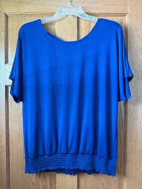Apt 9 Blue Blouse Size Large